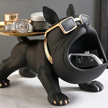 Dekorativni bulldog stalak za odlaganje