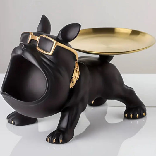 Dekorativni bulldog stalak za odlaganje
